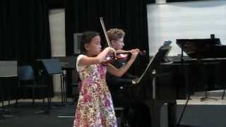 Laura and Derek play Bach at SC Talent Bank Competition 2013