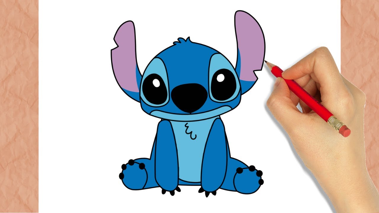 Dibujar Stitch Kawaii