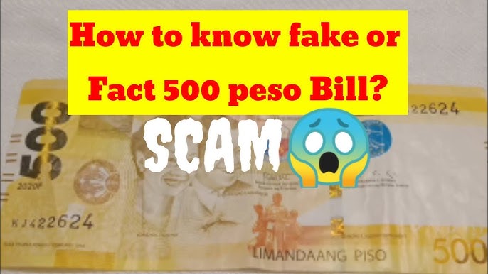 How to spot fake money, 500 peso bill @PalawanExpressOfficial