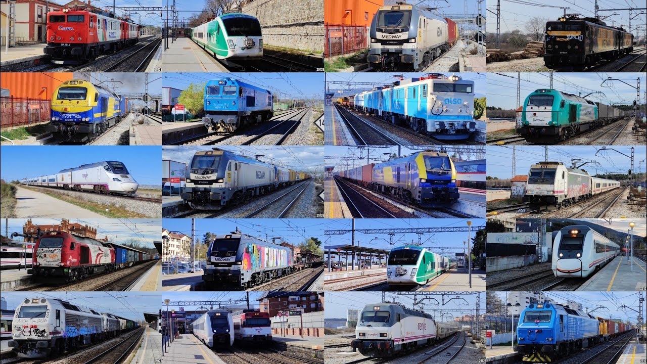 Ferrocarril español / Trenes de España en la Comunidad de Madrid . TRAINSPOTTING ~ TRAINSPOTTER 2023