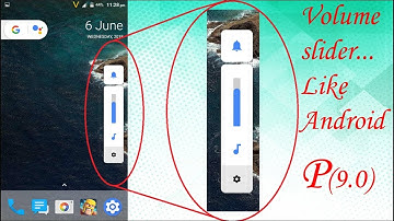 How to get volume slider like Android P (9.0).