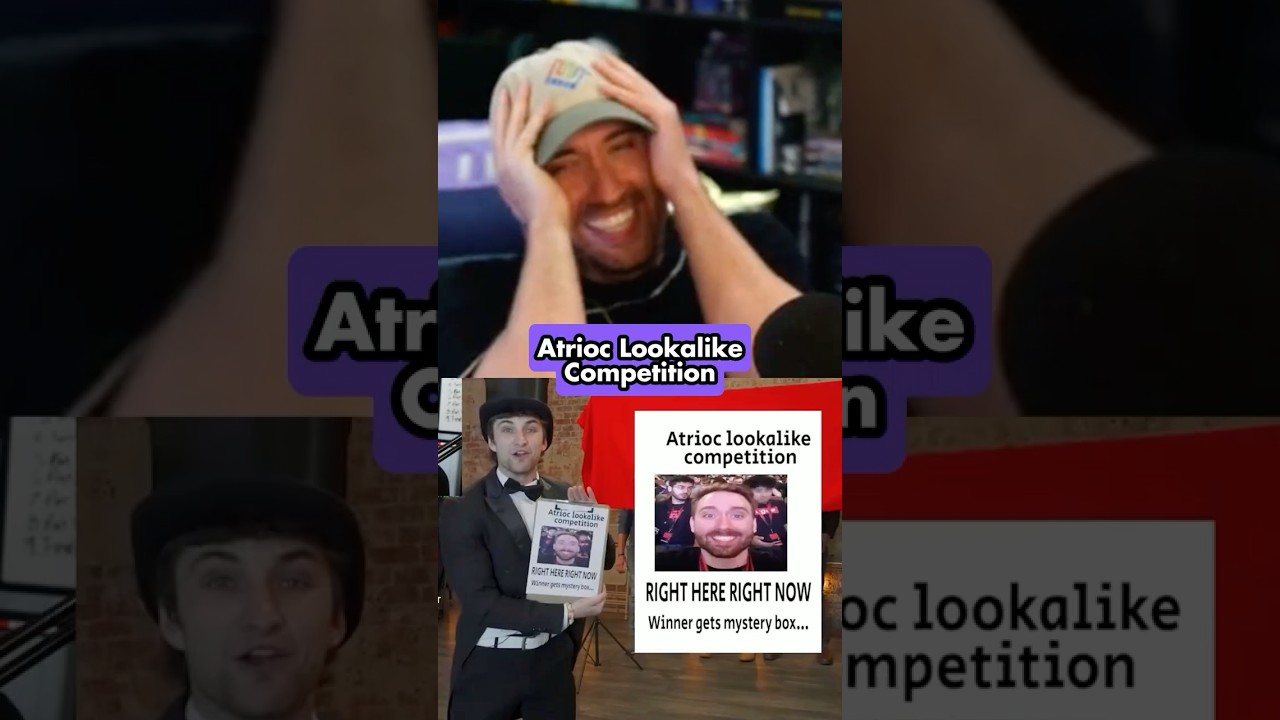 Anthpo Hosted An Atrioc Lookalike Competition