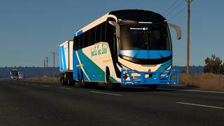 JONDA BUS TOURS BELIEVE|MARCOPOLO G8 1350|PULLING TRAILER AND BULLBAR|SA MAP MOD BUS DRIVE|ETS2 1.58