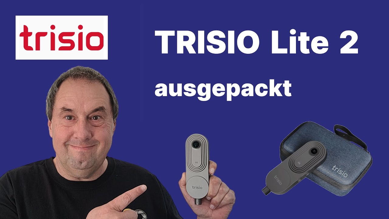 Trisio Lite 2 360° Camera ausgepackt - unboxing Video deutsch vom Deutschland - Distributor 360 WEB