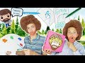 How To Create BOB ROSS Halloween Costume & Play Happy Little Accidents Game