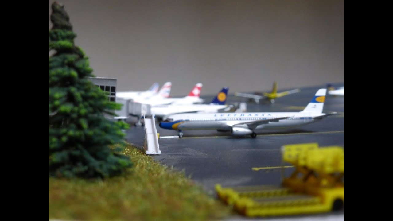 Herpa Airport 1:500 - YouTube