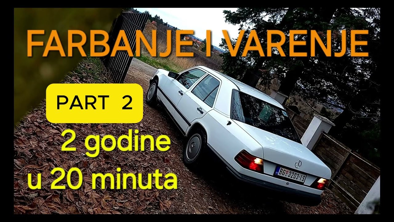 farbanje i varenje mercedes 124 PART 2