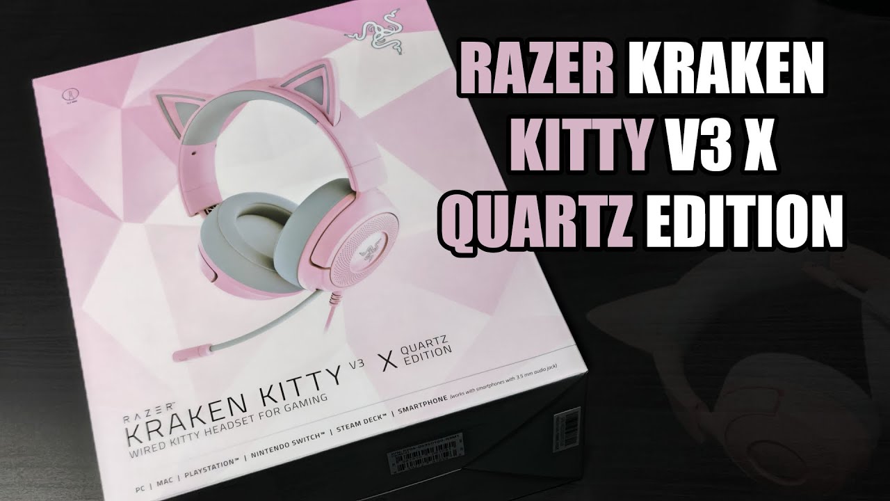 UNBOXING - RAZER KRAKEN KITTY V3 X
