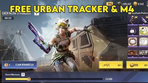 CLAIM FREE URBAN TRACKER AND P2W M4 IN EACH MEOW STRONG BOX CODM S8 2024 COD MOBILE SEASON 8