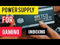 Cooler Master MWE 750 watt V2 Full Modular 80 Plus Gold ATX Power Supply Unboxing