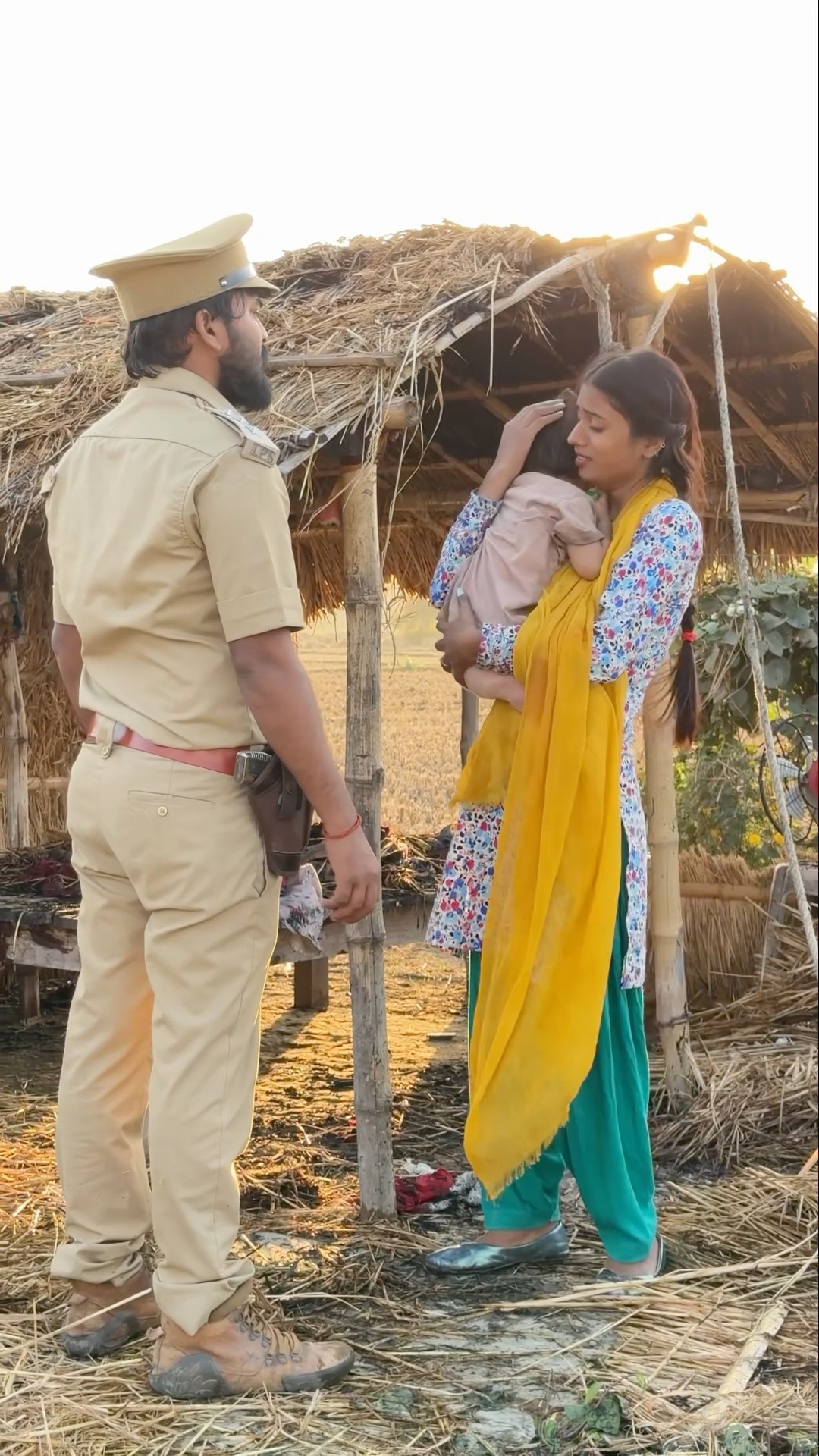 Kaidi ne lagayi jhopadi me aag ( part 4 )~?#shorts #emotional #motivation #pushpanjalimaurya