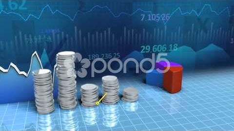 Charts and Graphs Loop - After Effects - Cinema 4D - Stock Footage