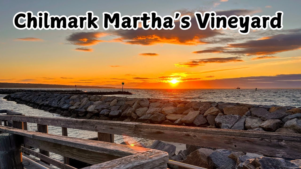 🌅 Sunset In Chilmark Martha's Vineyard Massachusetts - A Peaceful Slideshow ⛵️