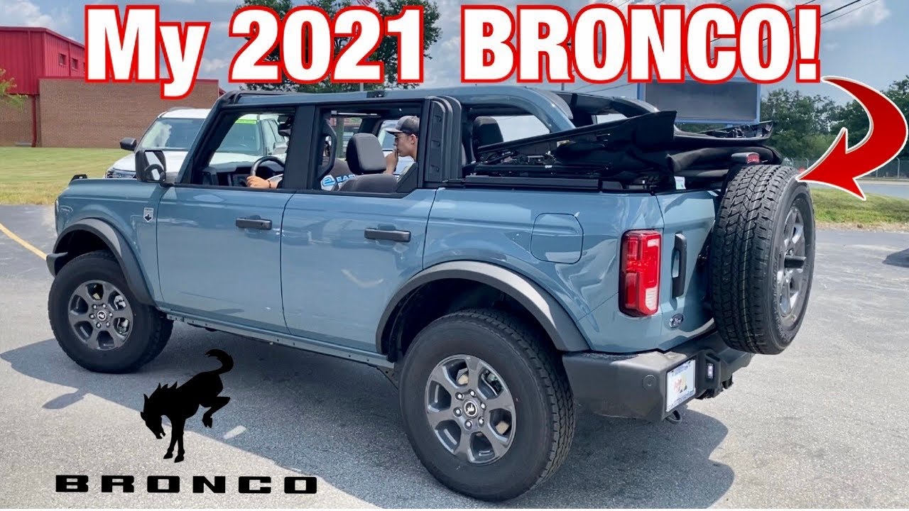 Surprise! Taking Delivery of 2021 Ford BRONCO Big Bend Area 51 Blue