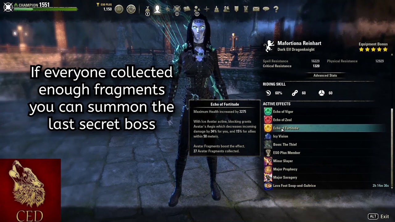 ESO Veteran Black Drake Villa - Guide to Secret Avatar Bosses