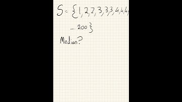 Find the median of huge Olympiad sets #math #olympiad #amc #mathproblem #mathchallenge #statistics