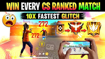 Cs Rank Pushing 10x Fastest Glitch 😱 || Cs Rank Pushing Tips & Tricks || Cs Rank Grandmaster Trick