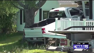 'Pickup crashes into Hampden home, driver deceased