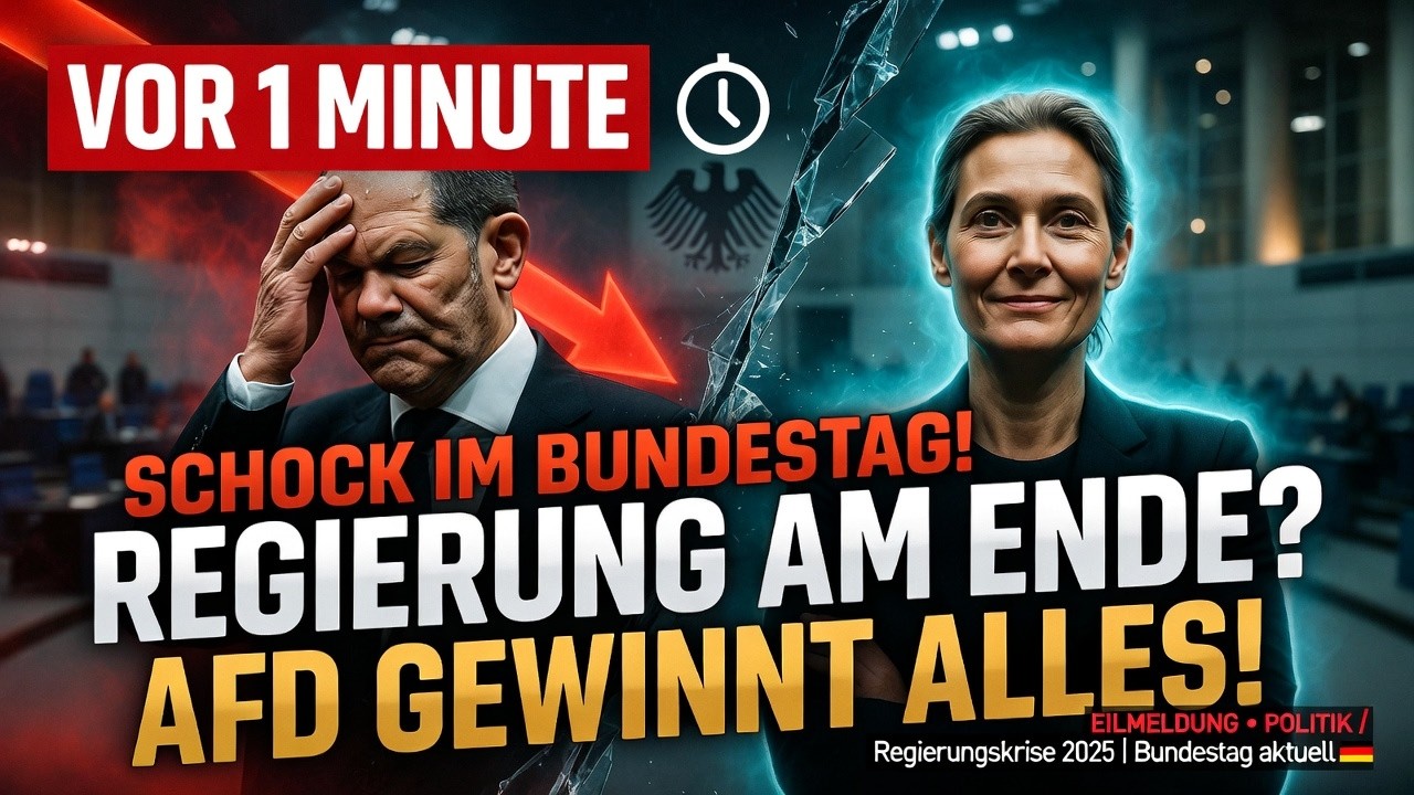 „VOR 1 MINUTE  Neue Zahlen zur Deutschland Wahl verändern plötzlich alles!“