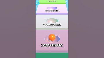 Ball Run Infinity 2048K #androidgame #iosgameplay #shorts