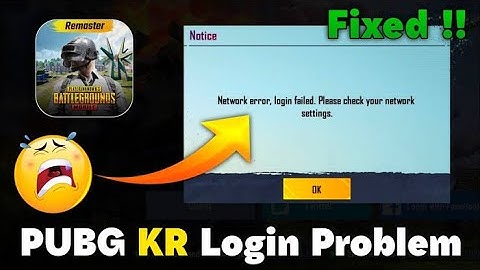 Network Error Login Failed Please Check Your Network Settings PUBG Mobile - Fix In 3 Mins - PUBG