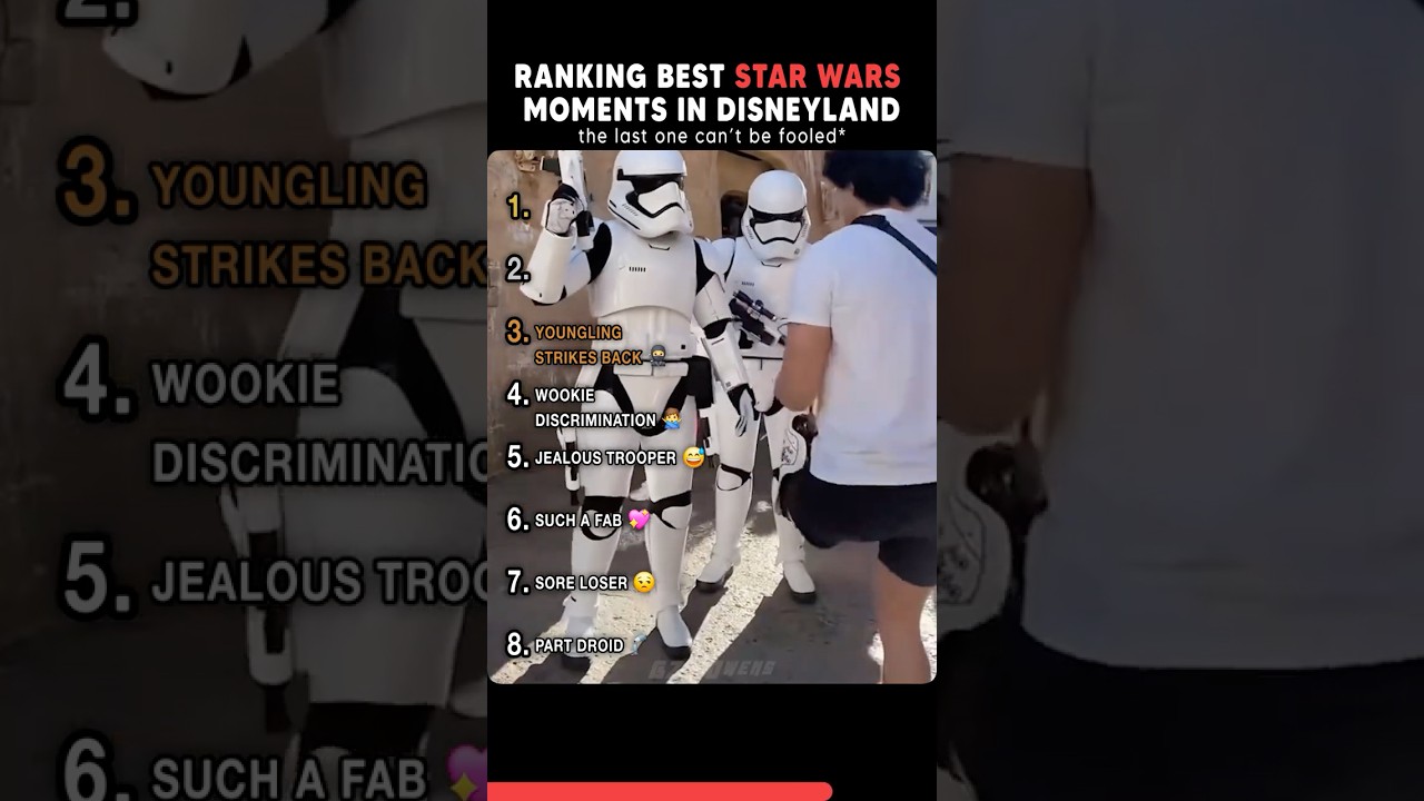 Best Star Wars Moments In Disneyland #usa #starwars #disneyland