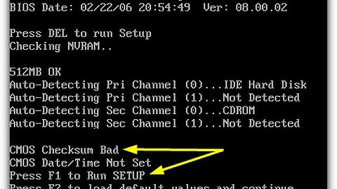 CMOS Checksum Bad - Quick Easy Fix 2