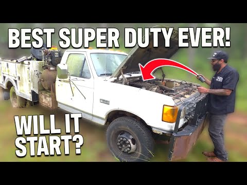 Will It Start Abandoned 13 Years 1990 SUPER DUTY 7 3 IDI DIESEL F 450