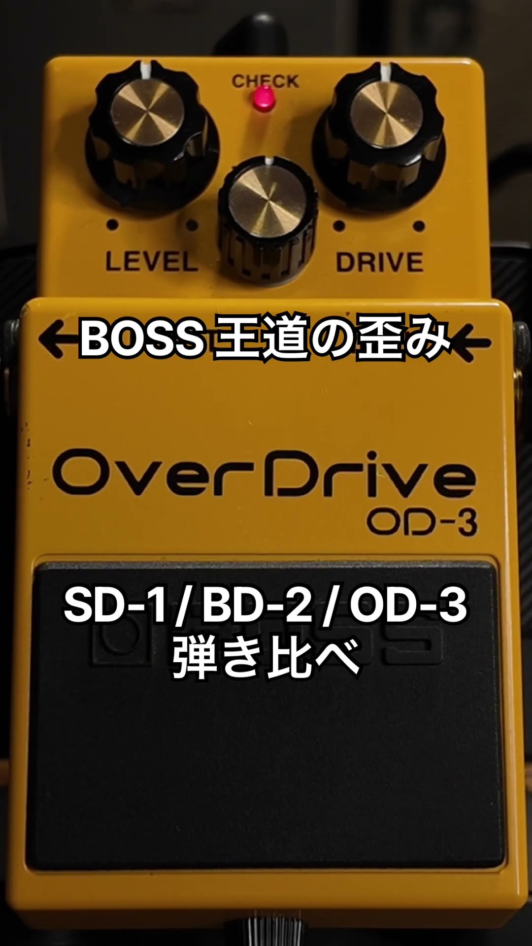 歪みの定番】BOSS SD-1 vs BD-2 vs OD-3 オーバードライブ 比較 - YouTube