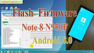 Flash Firmware Samsung Note 8 N950F Android 8.0 by Odine 3.13.1.