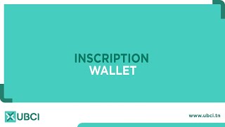 UBCIPAY : Inscription wallet