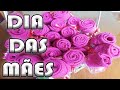 LEMBRANCINHA PARA O DIA DAS MÃES FÁCIL DE FAZER ROSA DE TOALHINHA