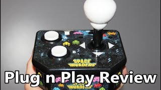 space invaders tv plug and play console