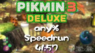 Pikmin 3 Deluxe - Any% RTA Speedrun 41:57 (WR)