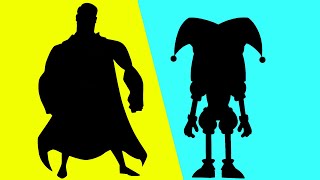 Superman &amp; Pomni AMAZING DIGITAL CIRCUS Mix Characters...