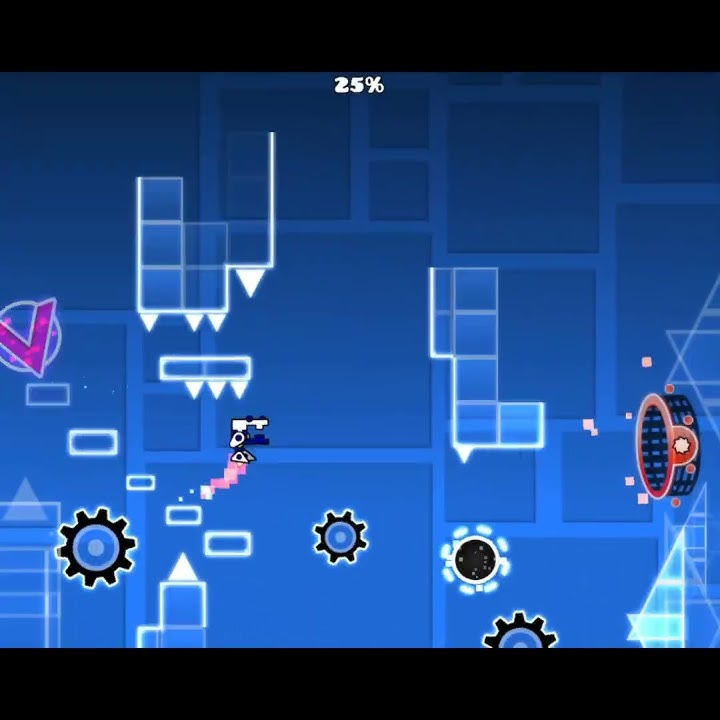 Random levels in GD #21 #geometrydash #games #gd #funny #R_GD  #gaming