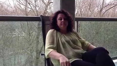 Shelley on the patio