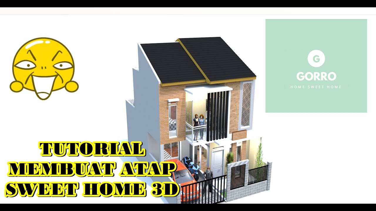 Tutorial Membuat Atap Pada Sweet Home 3d Youtube