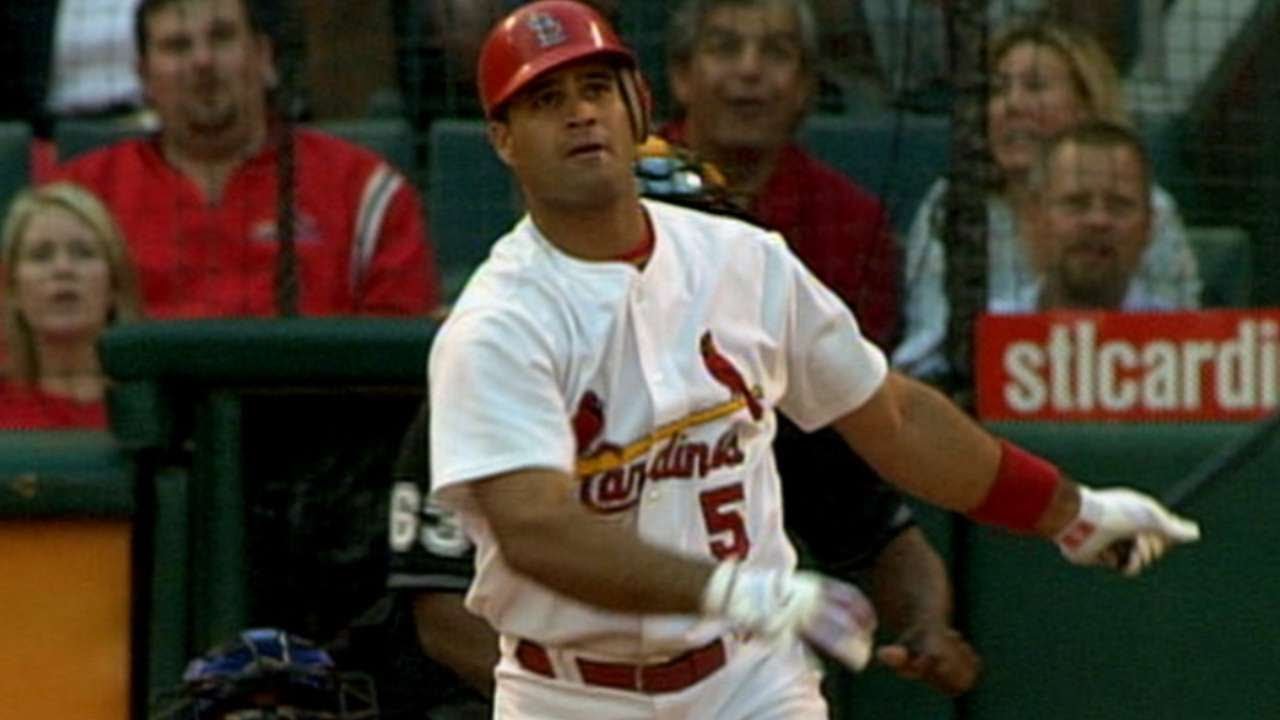 Los Angeles Dodgers' Albert Pujols slugs first-inning home run in ...