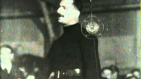 Oswald Mosley giving a Fiery speech at a Mancheste...