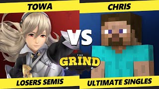 Famous The Grind 289 LOSERS SEMIS - Towa (Corrin) Vs. Chris (Steve) Smash Ultimate - SSBU Profile