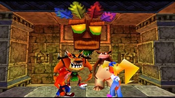 Crash Bash PS1 Part 1 Playthrough Crash Ball Polar Panic