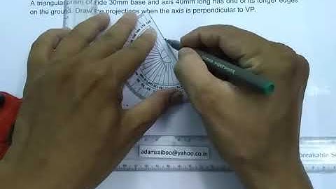 Projection of Solids problem 6