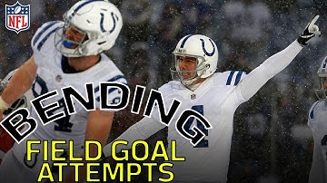 Craziest Bending Field Goals Attempts of All-Time | NFL Highlights