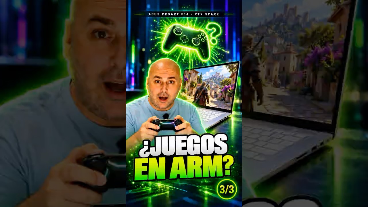 ¿Se puede jugar en un portátil ARM? Lo he probado 🎮🤯 #shorts