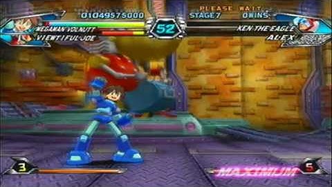 Tatsunoko vs. Capcom Arcade Mode - Megaman Volnutt/Viewtiful Joe Playthrough, Part 3/3