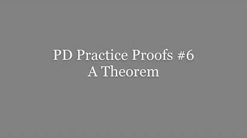 Phi 321 Formal Logic - Predicate Derivations - Practice Proofs 06 Theorem