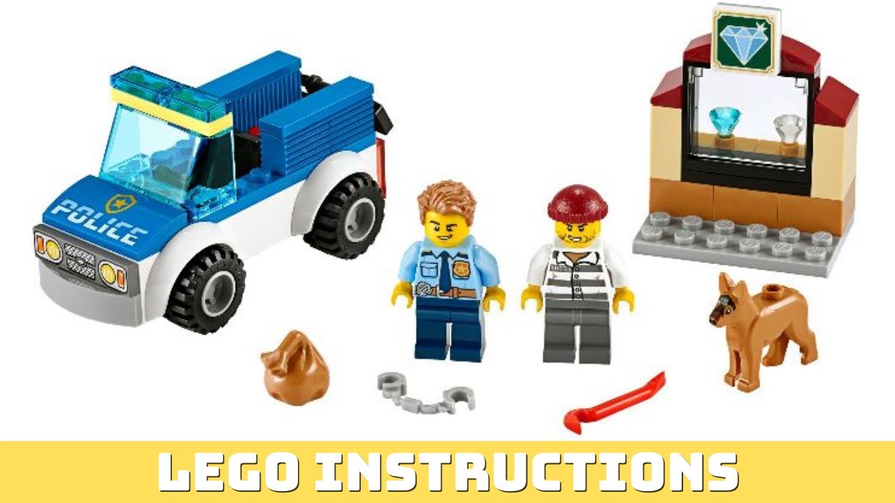 LEGO instructions CITY 60241 Police Dog Unit YouTube