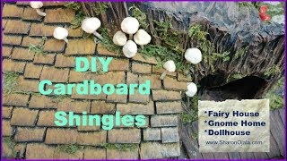 diy dollhouse shingles