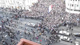 Праздник мусульман в Москве.Прорыв отцепления